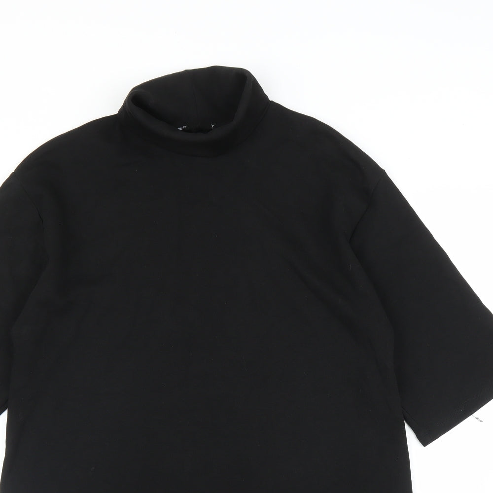 Preworn Womens Black   Tunic Blouse Size L