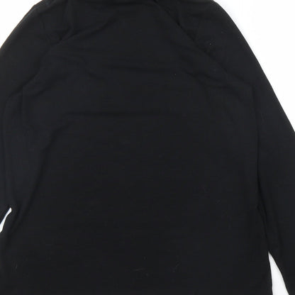Preloved Preworn Womens Black   Basic T-Shirt Size M - Label