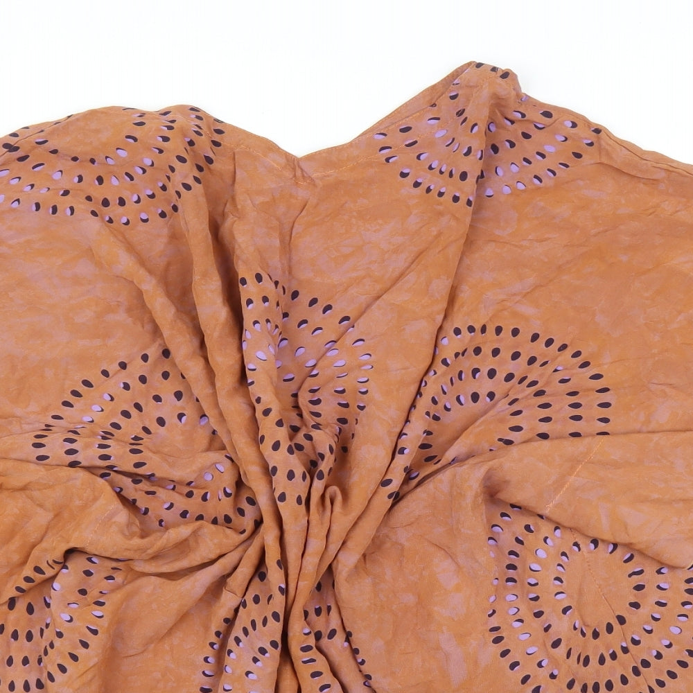 Preworn Womens Brown   Basic Blouse One Size