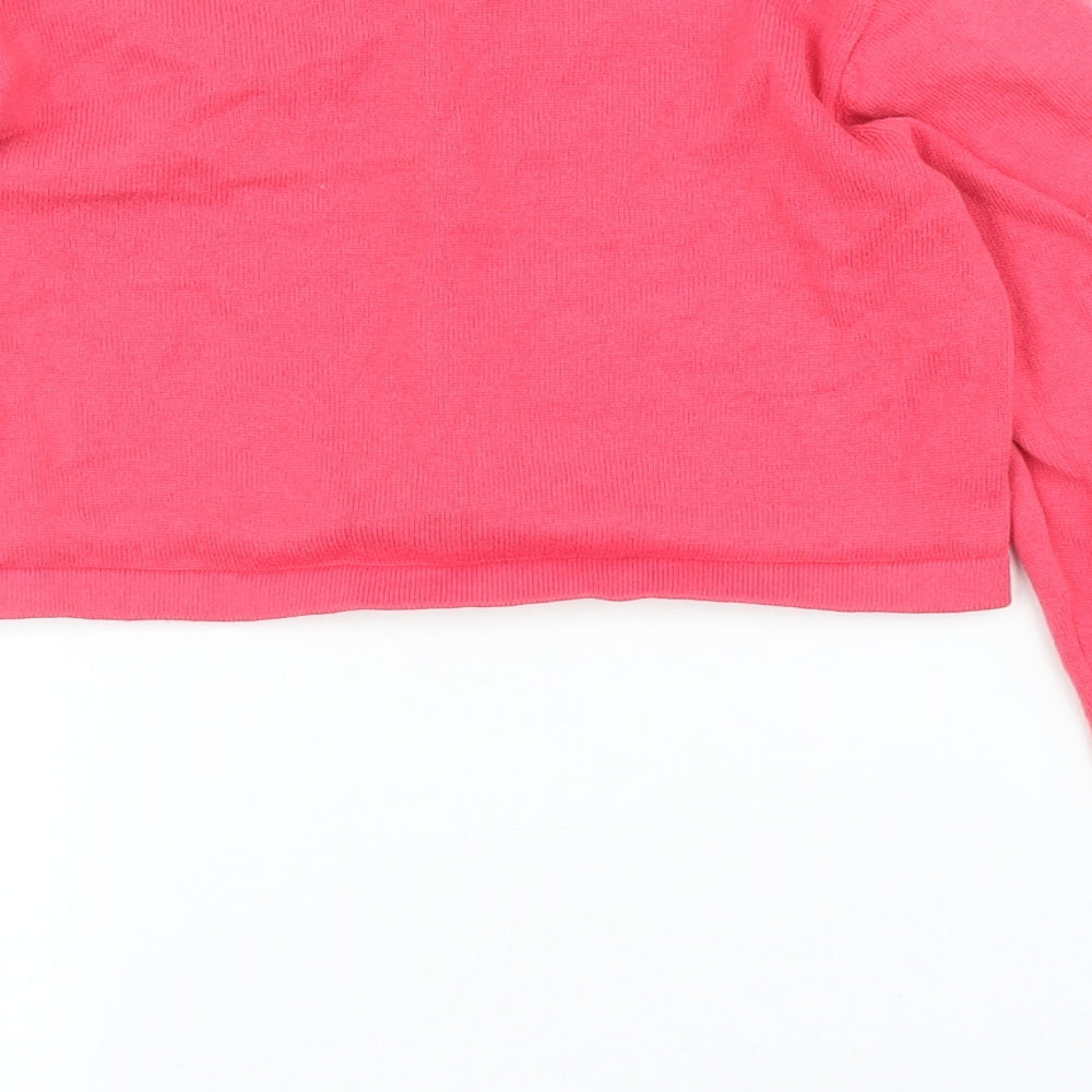 Du Pareil Girls Pink   Cardigan Jumper Size 10 Years