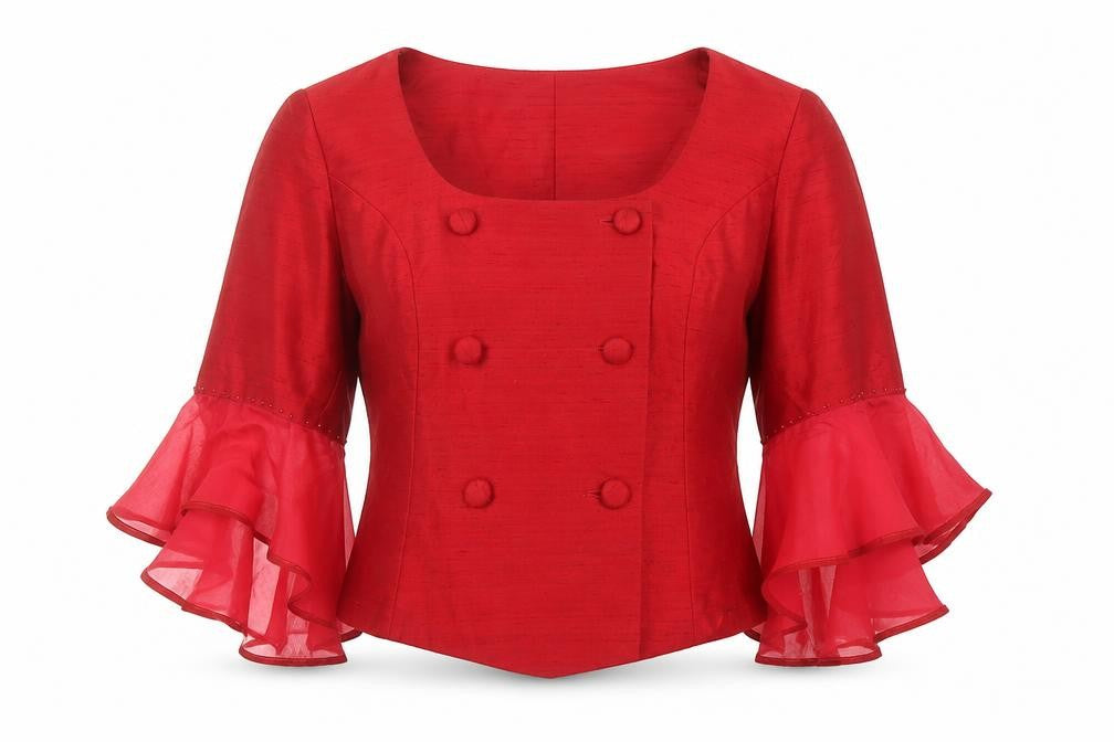Albert Palacci Womens Red   Jacket Blazer Size L