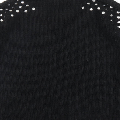 Lou Lou Womens Black   Pullover Jumper Size M
