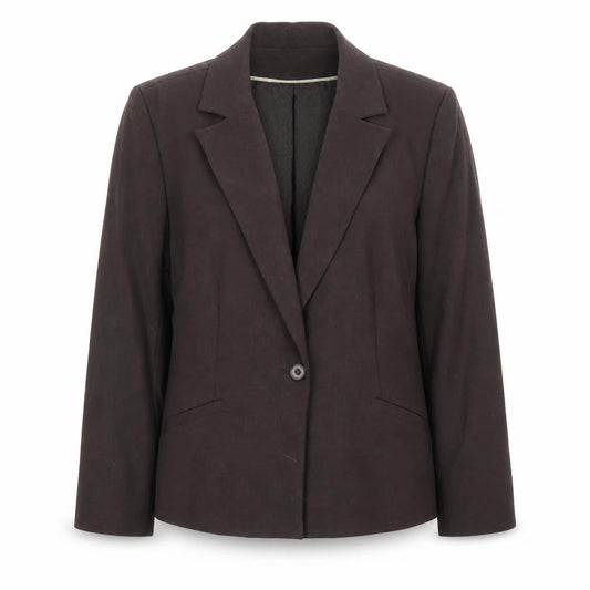 Klass Womens Brown   Jacket Suit Jacket Size 16