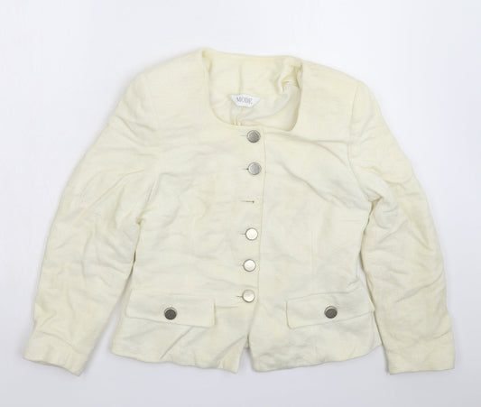 Mode Womens White   Jacket Blazer Size 12