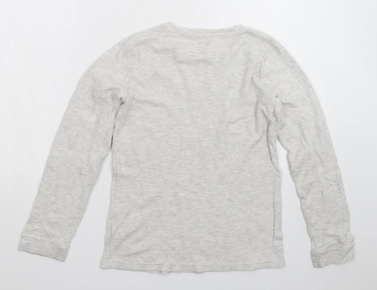 TU Boys Grey  Knit Pullover Jumper Size 12 Years