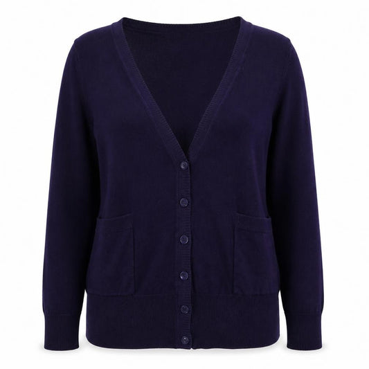Topshop Womens Purple  Knit Cardigan Jumper Size 12