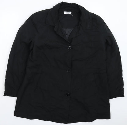 Special Collection Womens Black   Jacket Coat Size 14