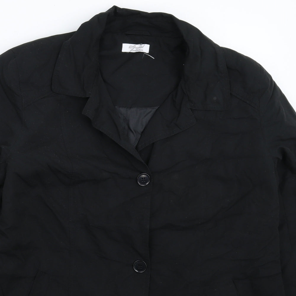 Special Collection Womens Black   Jacket Coat Size 14