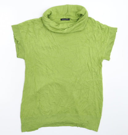 Next Womens Green  Knit Pullover Jumper Size 14