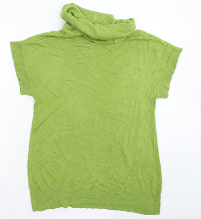 Next Womens Green  Knit Pullover Jumper Size 14