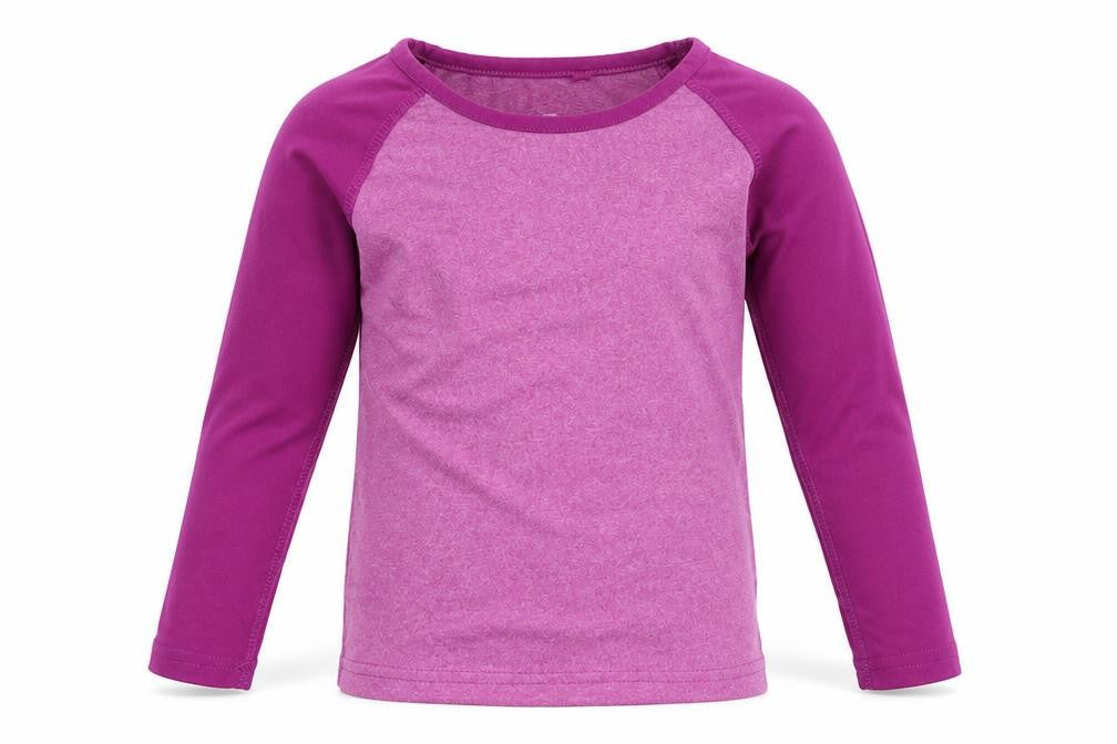 Crane Girls Purple   Basic T-Shirt Size 5-6 Years