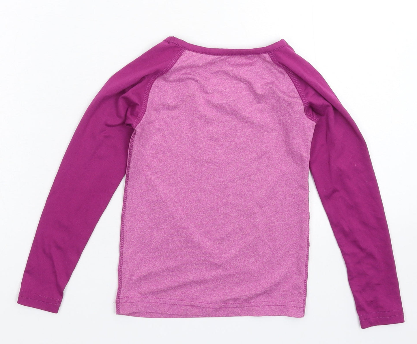 Crane Girls Purple   Basic T-Shirt Size 5-6 Years