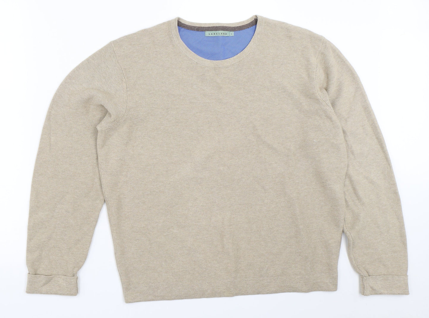 Lakeland Womens Beige   Pullover Jumper Size L