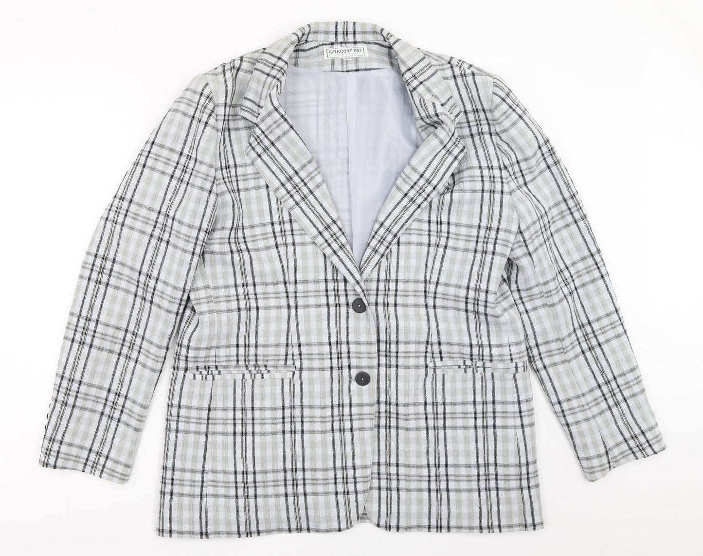 Gregory Pat Womens Grey   Jacket Blazer Size 44