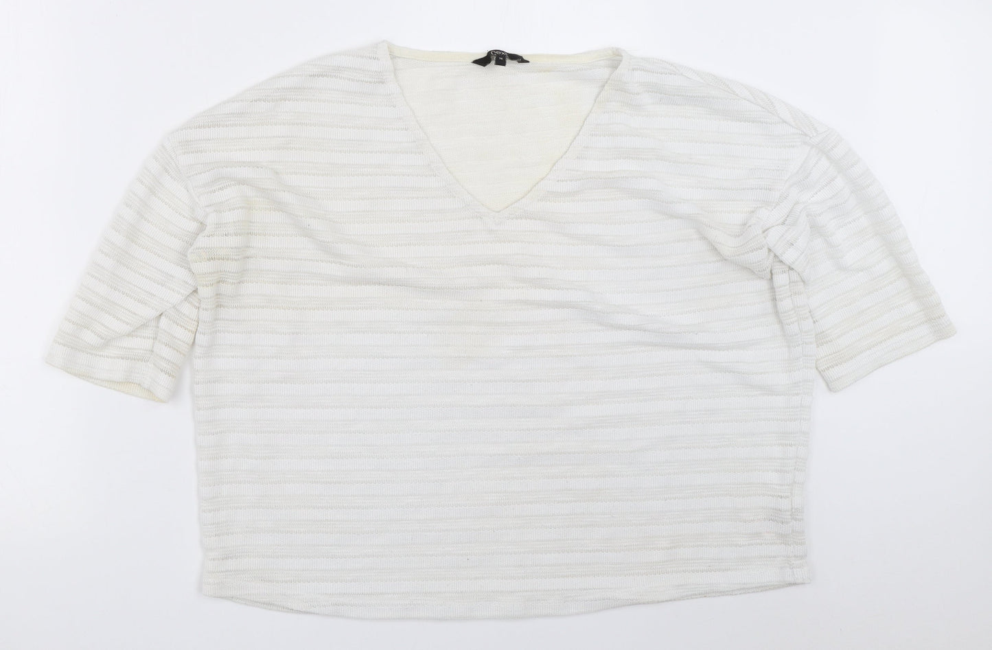 NEXT Womens Ivory   Basic T-Shirt Size 14