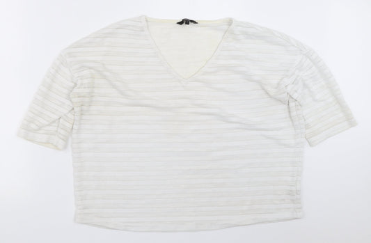 NEXT Womens Ivory   Basic T-Shirt Size 14