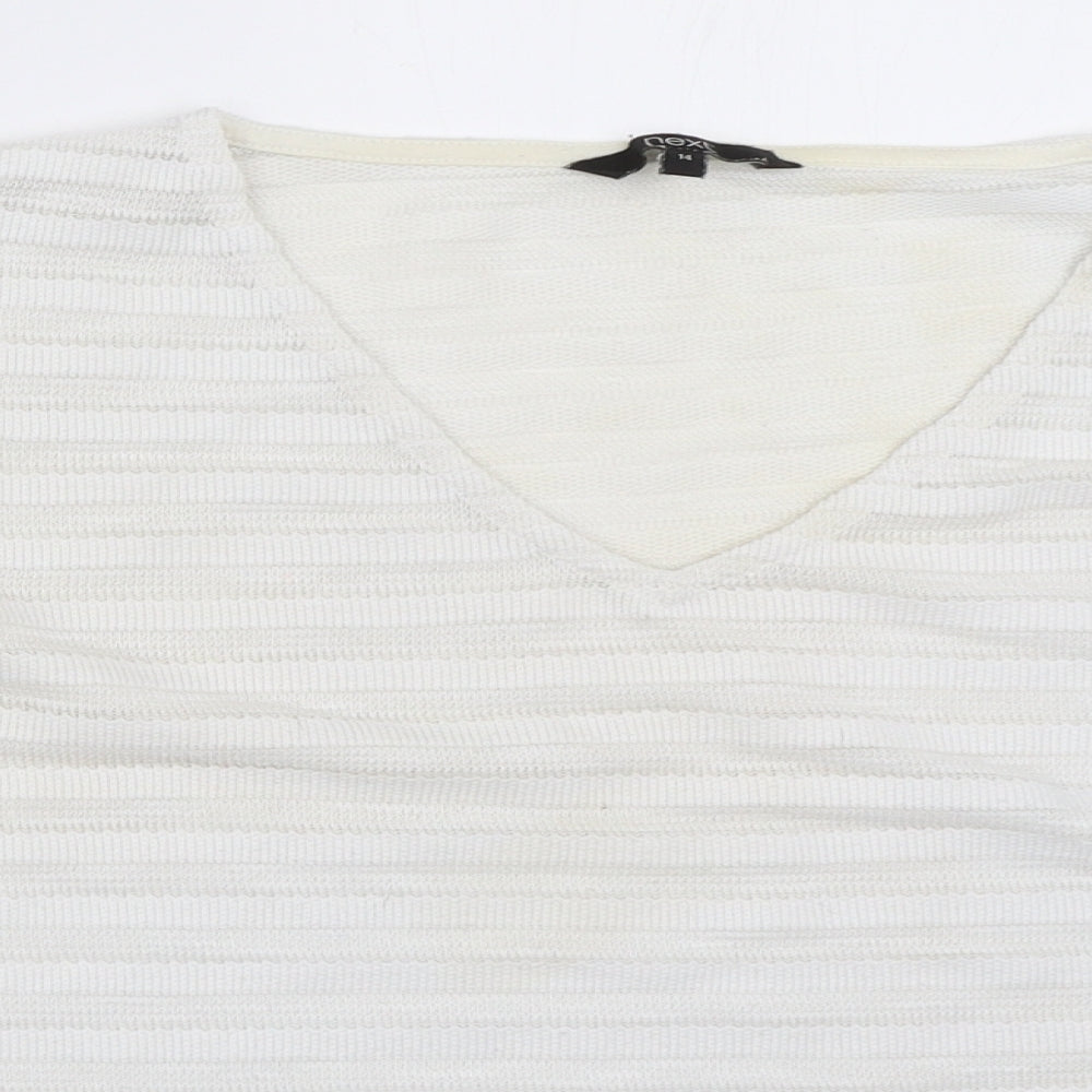 NEXT Womens Ivory   Basic T-Shirt Size 14