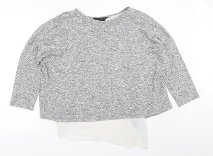 Dorothy Perkins Womens Grey   Pullover Jumper Size 16