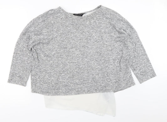 Dorothy Perkins Womens Grey   Pullover Jumper Size 16