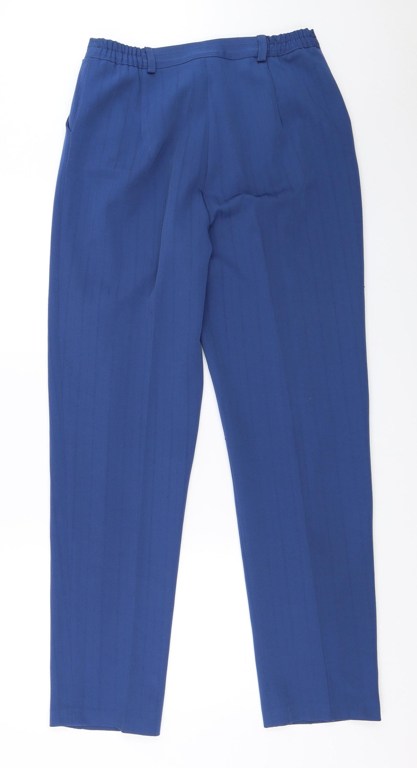 Afibel Womens Blue   Trousers  Size 12 L31.5 in