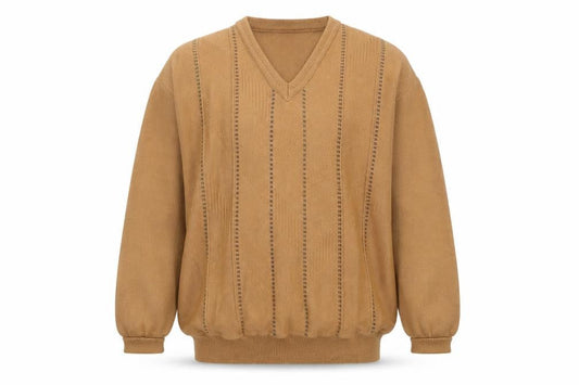 Peter Gribby Mens Brown   Pullover Jumper Size L