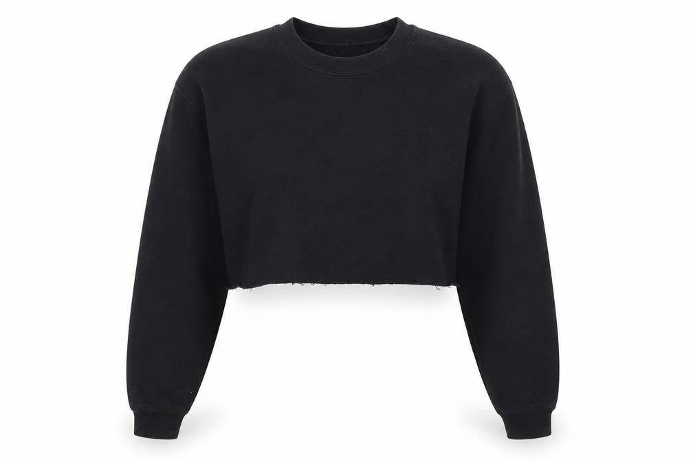 PRETTYLITTLETHING Womens Black   Pullover Sweatshirt Size S