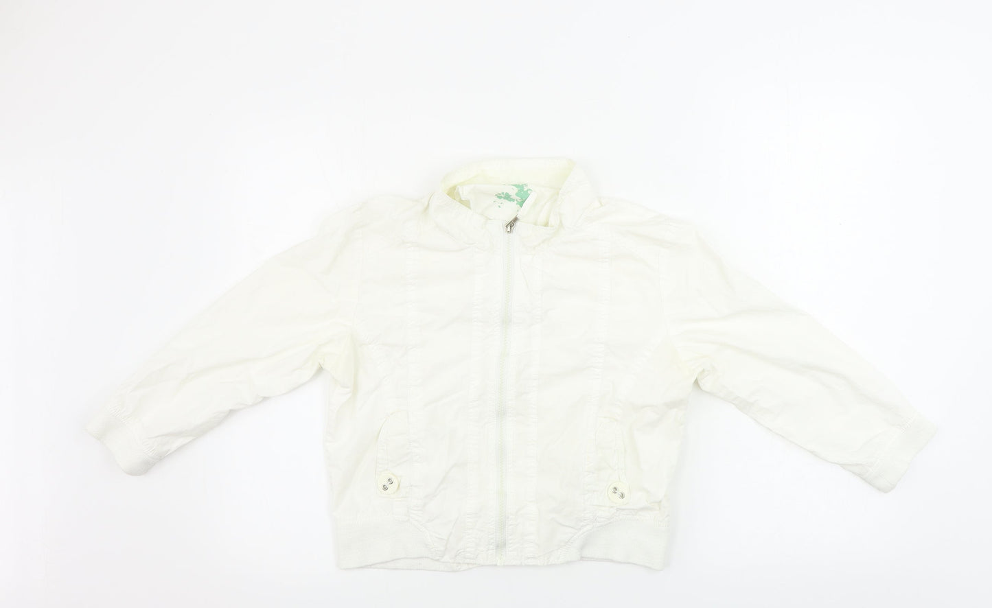 Preworn Womens White   Jacket Coat Size 12