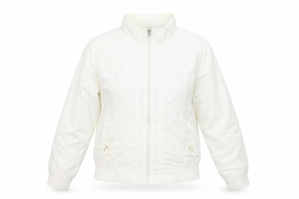 Preworn Womens White   Jacket Coat Size 12