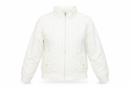 Preworn Womens White   Jacket Coat Size 12