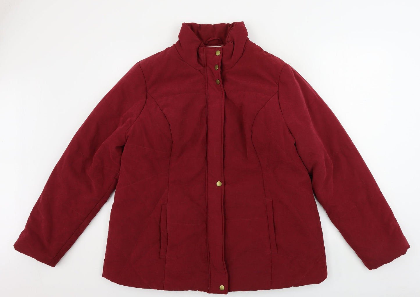 BHS  Womens Red   Jacket Coat Size 18