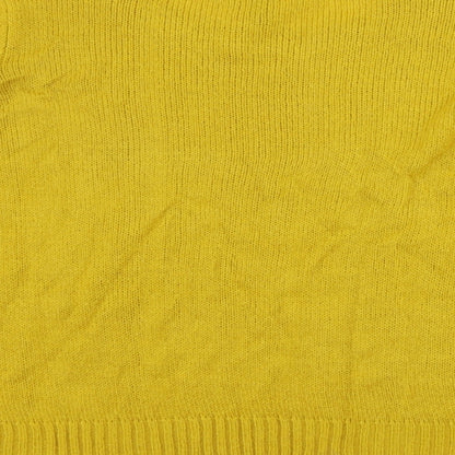 Preloved H&M  Womens Yellow   Pullover Jumper Size S - Label