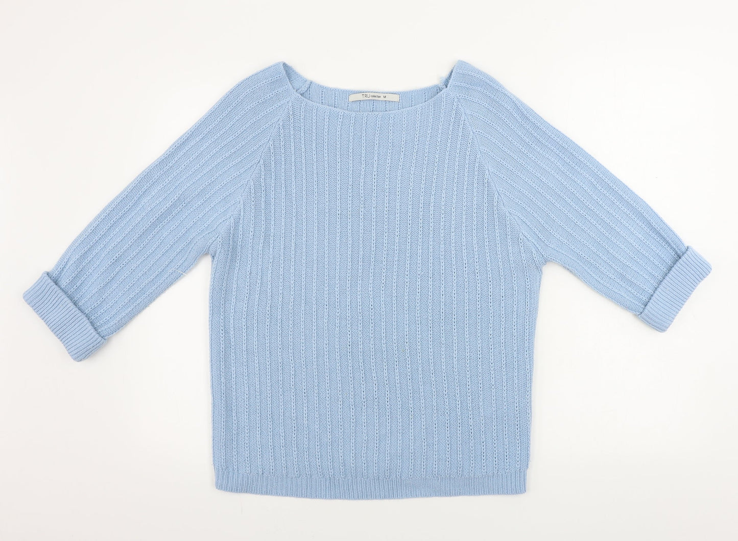 Tru Collection  Womens Blue   Pullover Jumper Size M