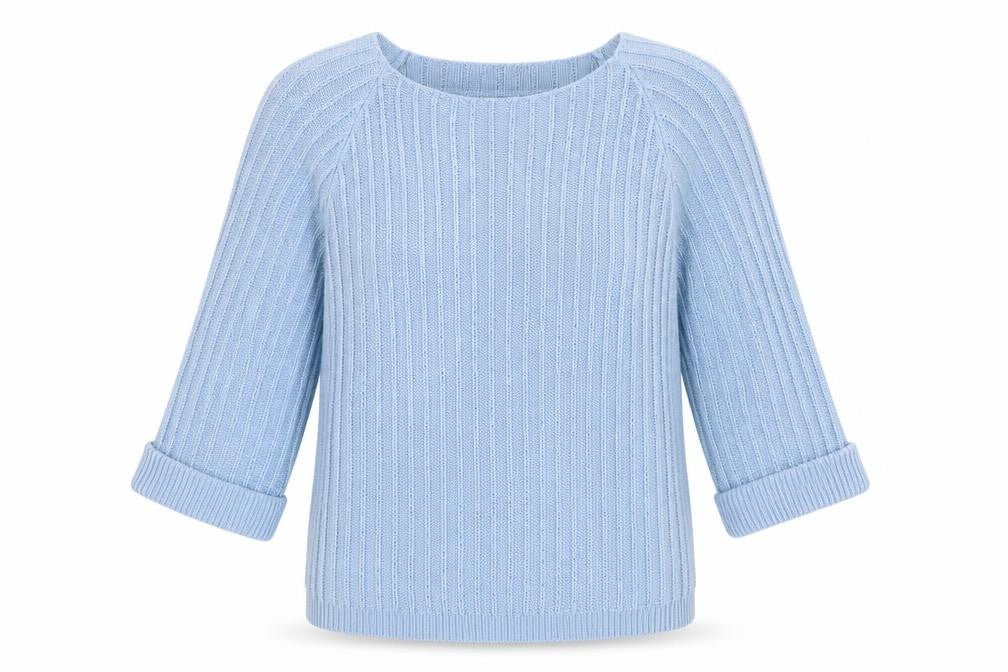 Tru Collection  Womens Blue   Pullover Jumper Size M