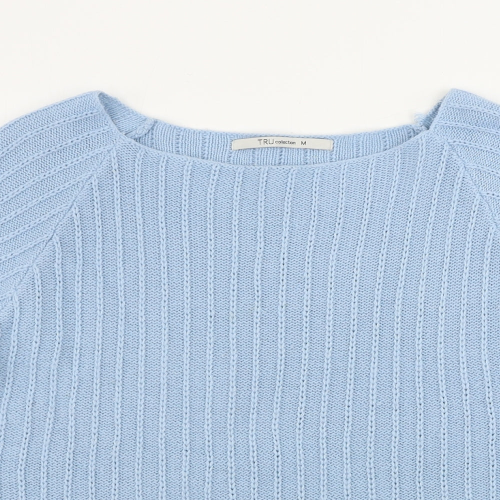 Tru Collection  Womens Blue   Pullover Jumper Size M