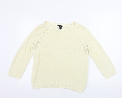 H&M  Womens Beige   Pullover Jumper Size S