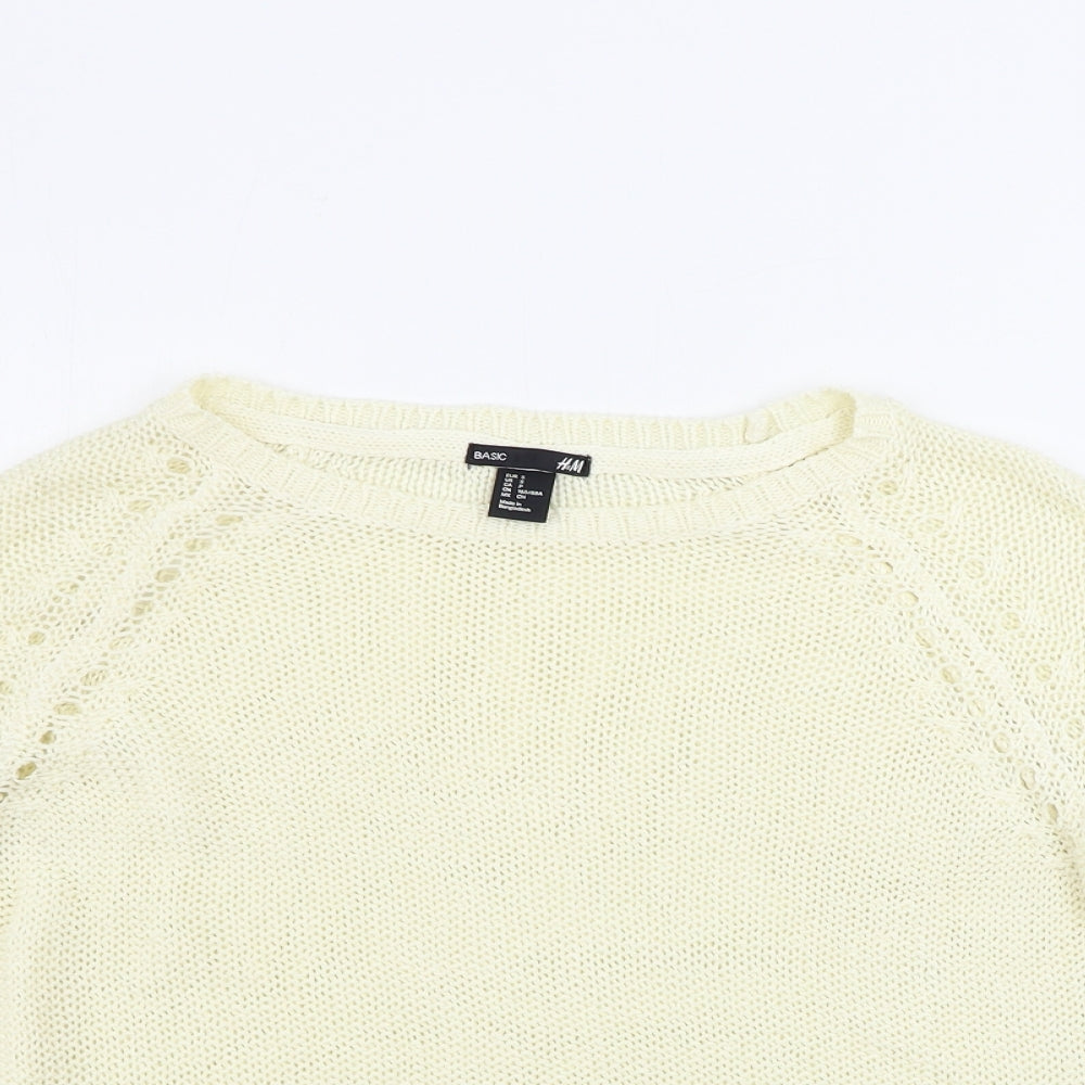 H&M  Womens Beige   Pullover Jumper Size S