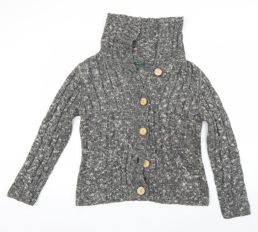 sanye Womens Grey   Cardigan Jumper Size M