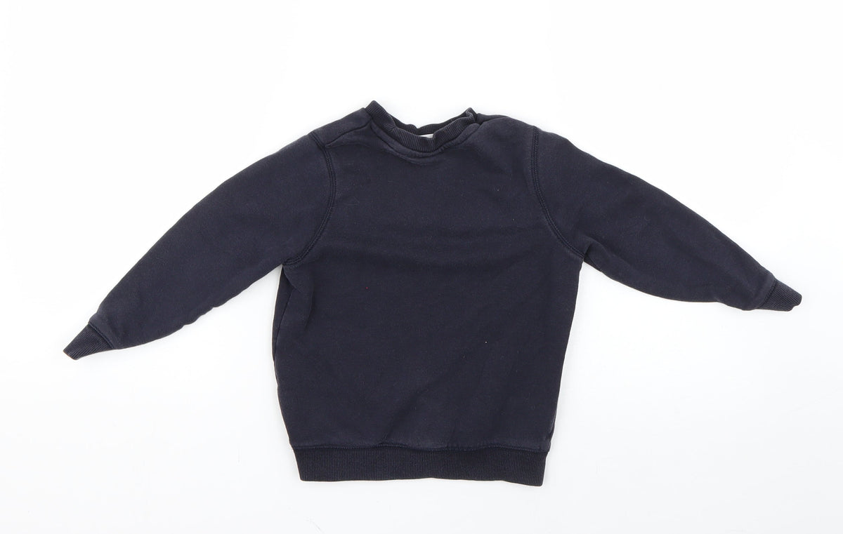 TU Boys Blue   Pullover Sweatshirt Size 3 Years
