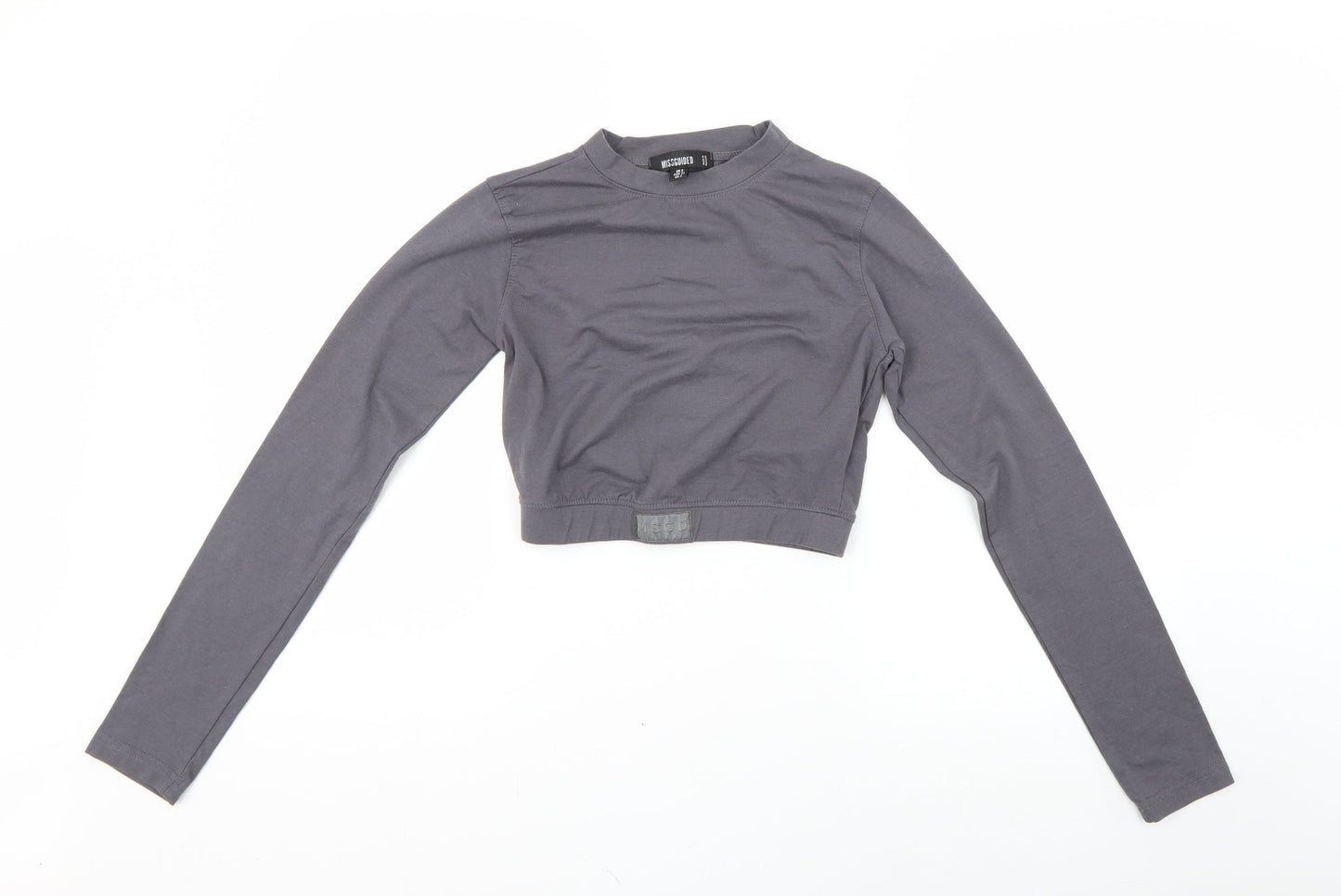 Missguided Womens Grey   Pullover Sweatshirt Size 6