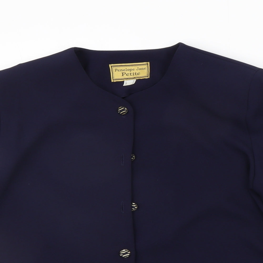 Penelope Jane Womens Blue   Jacket Blazer Size 14