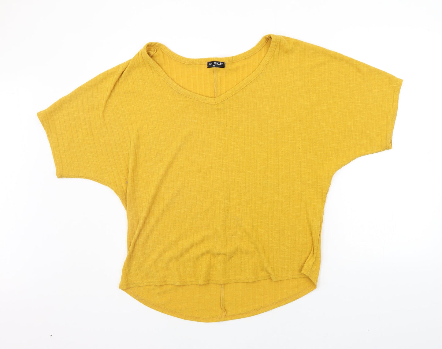 Select Womens Yellow   Pullover Jumper Size M