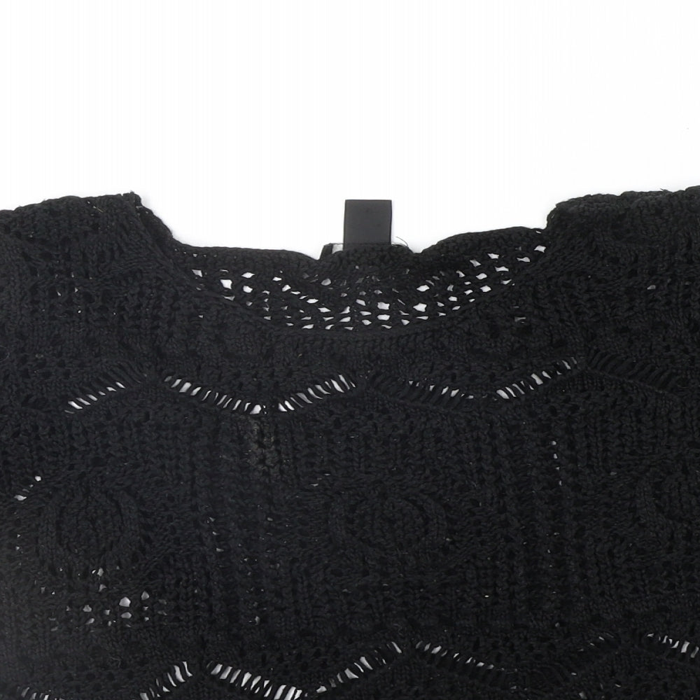 H&M Womens Black   Pullover Jumper Size S