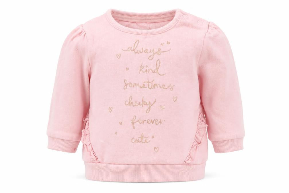 George Baby Pink   Henley Jumper Size 0-3 Months