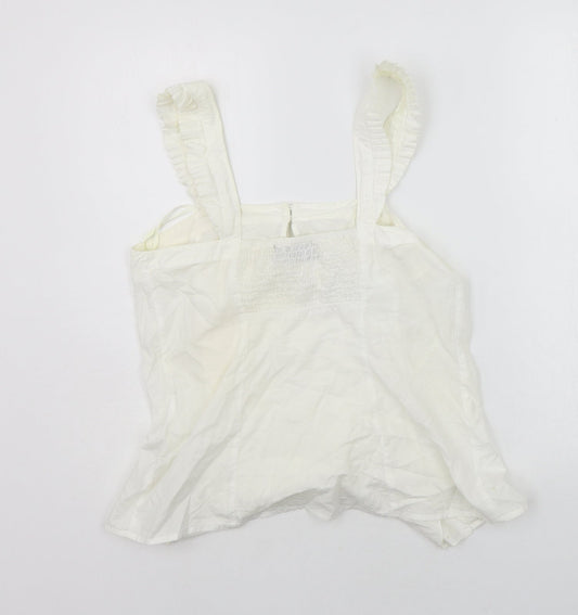 NEXT Womens White   Basic Blouse Size 10