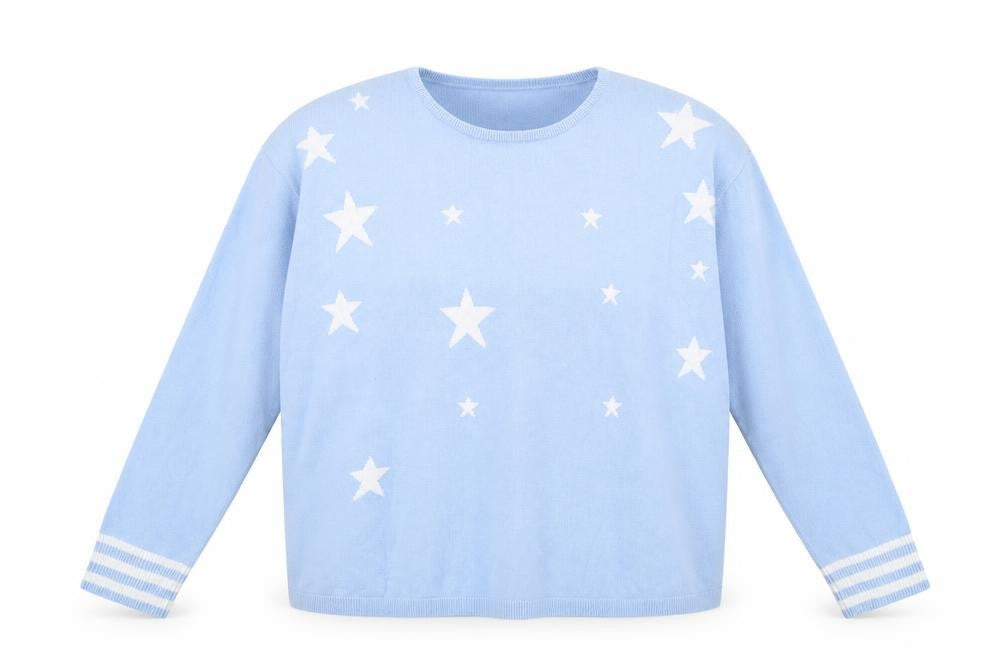 Together Womens Blue   Pullover Sweatshirt Size M