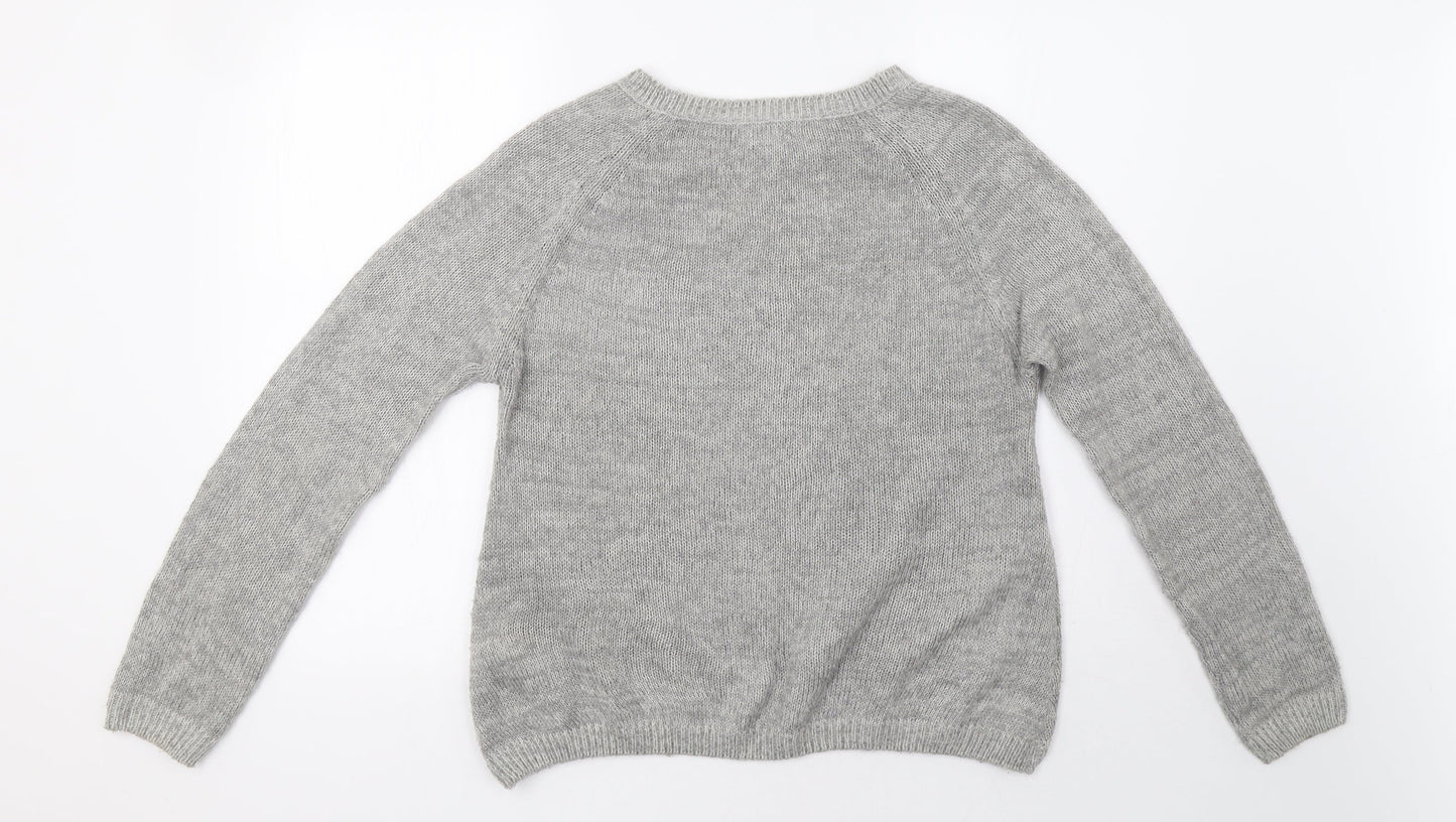 newlook Womens Grey   Pullover Sweatshirt Size 14