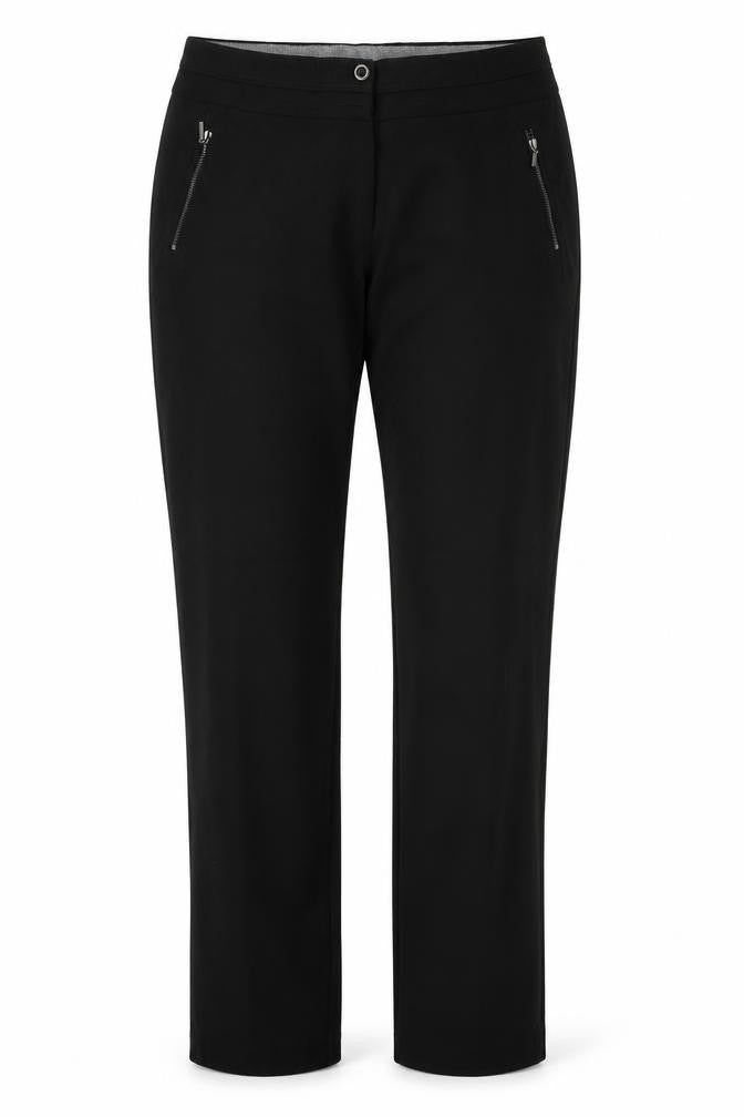 M&Co Womens Black   Trousers  Size 12 L32 in