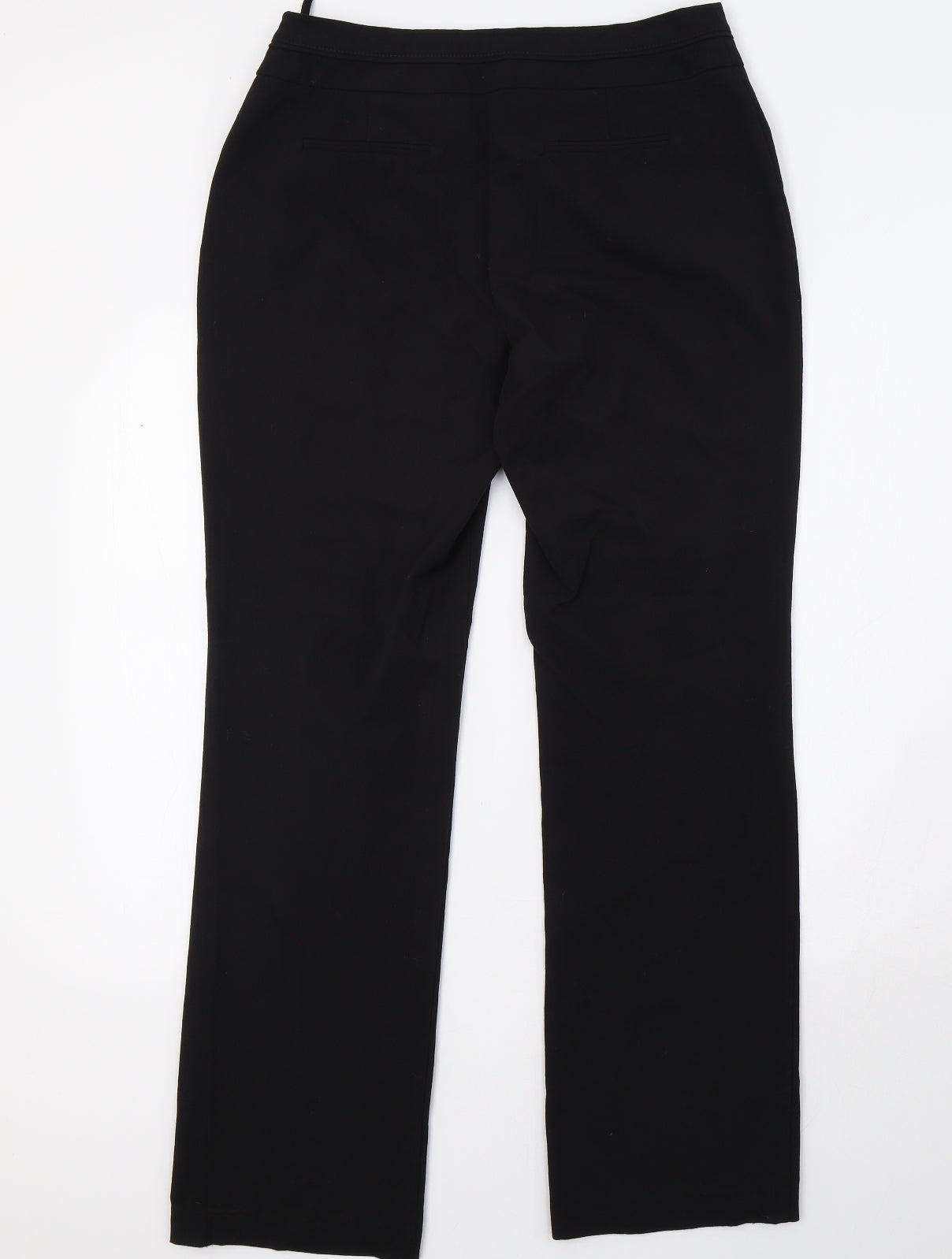 M&Co Womens Black   Trousers  Size 12 L32 in