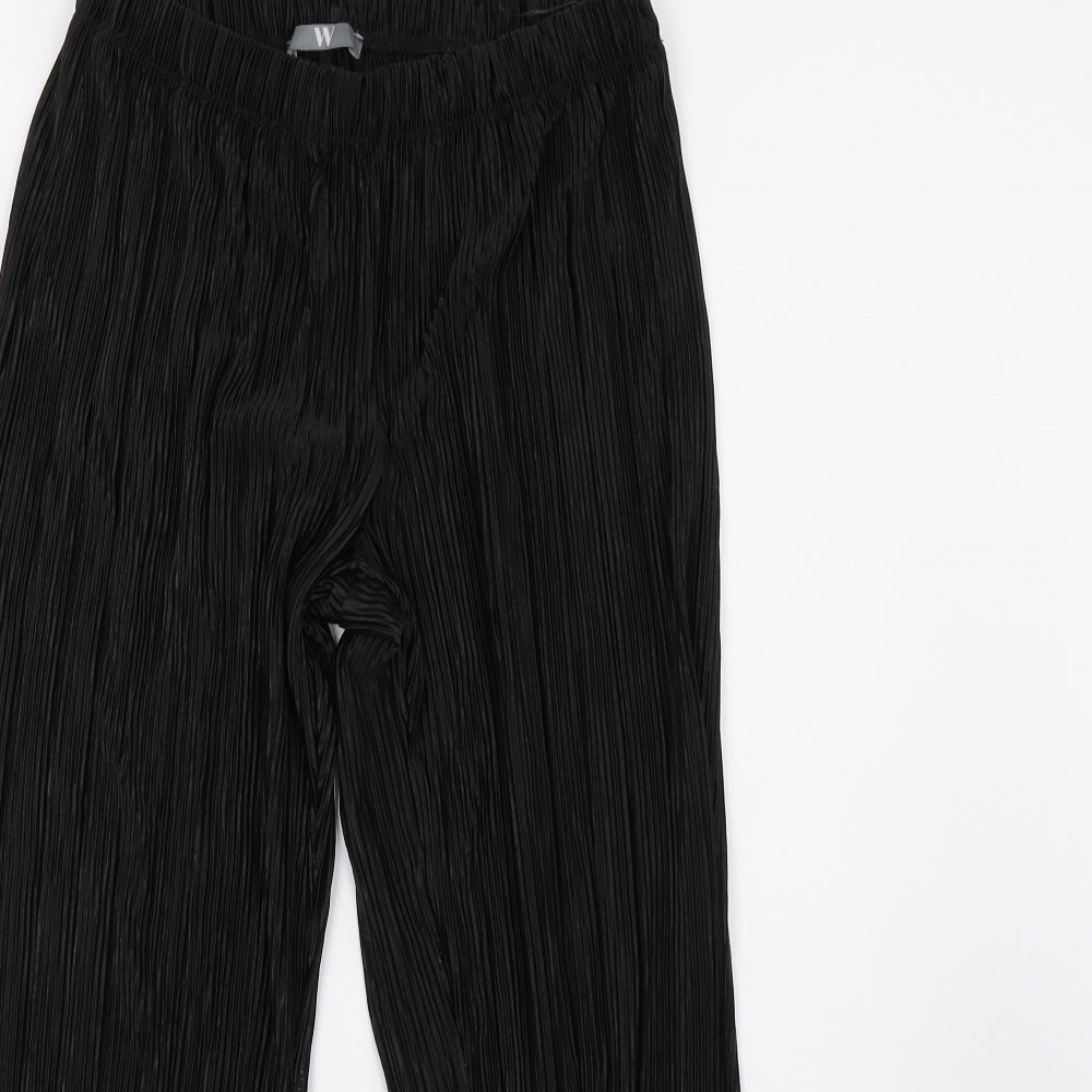 BHS Womens Black   Trousers  Size 12 L28 in