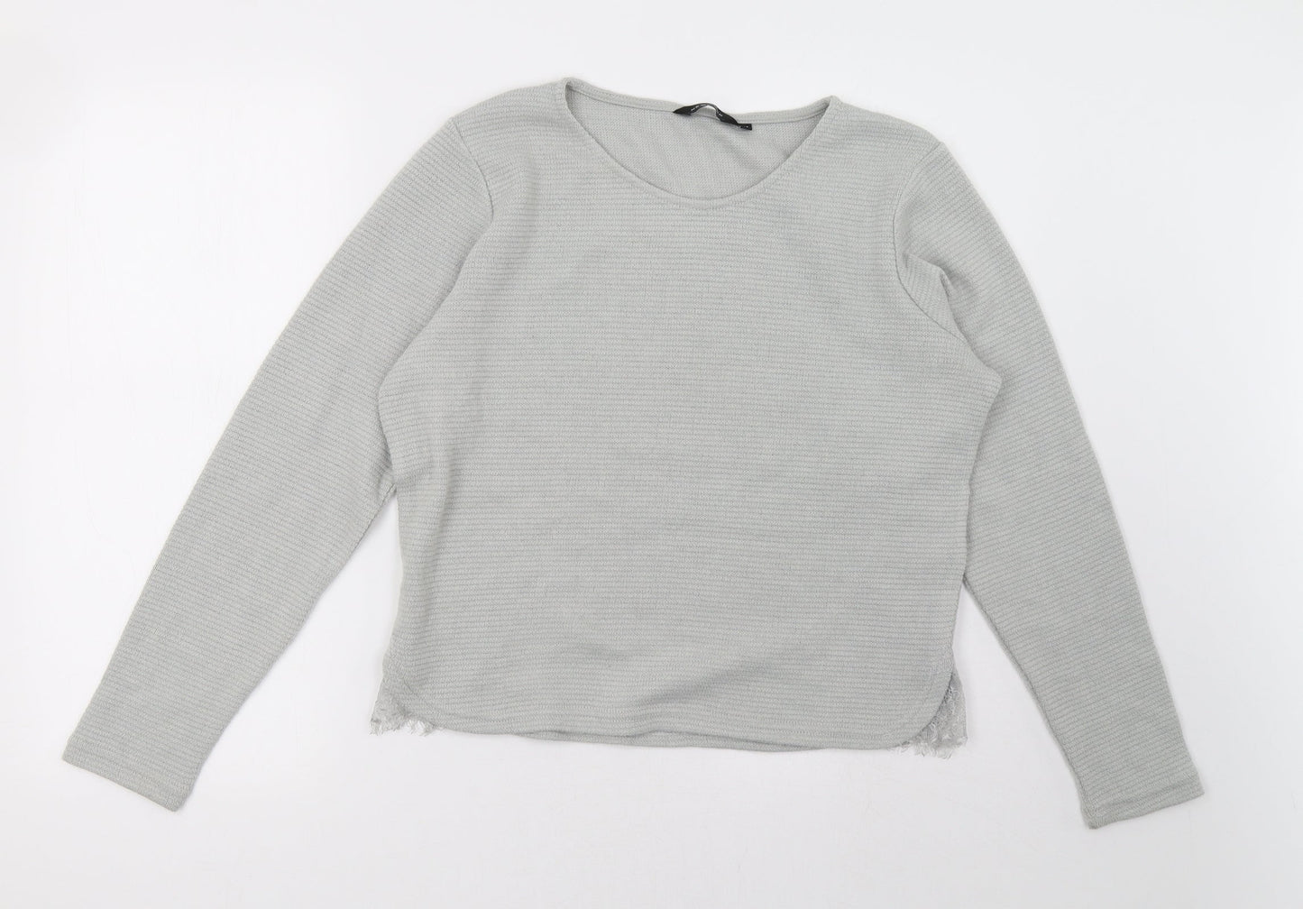 New Look Womens Grey   Pullover Sweatshirt Size 14
